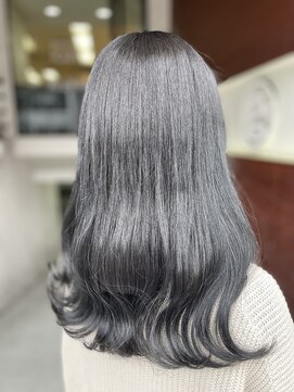 ヘア サークル ジープ 石井店(hair circle geep) 【マグネットカラー】透明感グレージュ