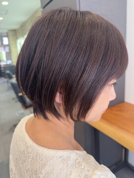 ビューエヒメ(VIEW EHIME) 大人ラフウェーブ20代30代40代ボブブラウンスウィングショート