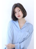 20代30代40代50代斜めバンググレージュカラーシルキーベージュ