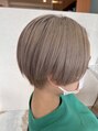 アグ ヘアー カナン 博多那珂店(Agu hair canan) ショートヘア、ハイトーンカラー