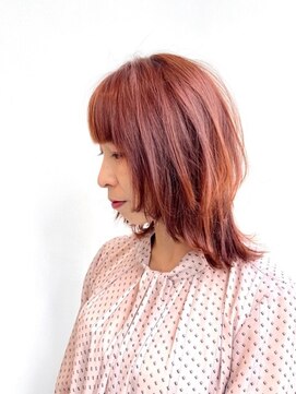 エアー 銀座タワー(AIR) ウルフカット　オン　ピンクバイオレット