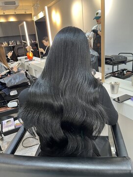 ブレンド 渋谷(BLend) グレージュマチルダボブインナーグレージュ 前髪