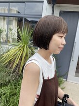 透明感のあるカラーが得意です^ ^  #上前津美容院#髪質改善#縮毛矯正#ストレートパーマ#ボブ#ショート
