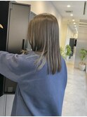ブリーチなし透明感アッシュカラー♪