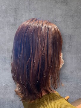 ルッカ(Rukka) ピンクベージュミディアムレイヤー