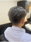ワンカールパーマ/七三/田町/メンズカット/理容室/ツーブロック