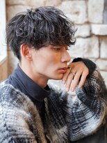 カライングドゥ(ing deux) スーツ短髪ツーブロック束感モテる黒髪シークレットパーマ流行