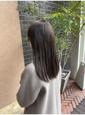 透明感ツヤ髪グレージュ
