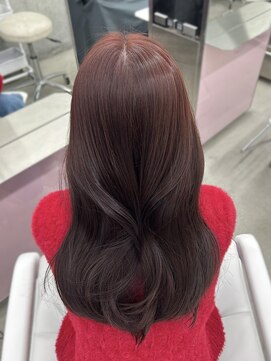 エヌアイ オモテサンドウ(ni omotesando) レッドブラウン♪  春カラー 透明感カラー 韓国レイヤー