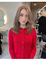 ソル ジングウマエ(SOL JINGUMAE) ☆ミルクティーベージュ/レイヤー/レイヤーカット/ハイレイヤー