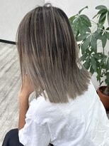 ベルヘアーデザイン 堺東(Belle hair Design)&nbsp;バレイヤージュ/外国人風/シャドールーツ/切りっぱなし/堺東