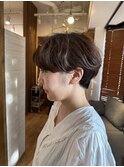 大人ショート×ニュアンスパーマ