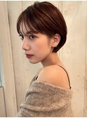 ショートヘア/ひし形ショート/大人ショート/小顔ショート/北綾瀬