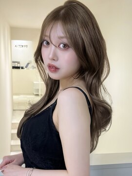 アイトーキョーエス 渋谷(AI TOKYO S) ブリーチなしダブルカラーオリーブベージュ透明感カラーレイヤー