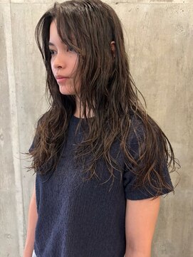 アンバー(AMBER) レディースロングルーズパーマ