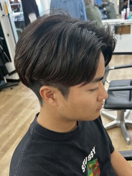 グッドタイムエフティフィフス 横浜西口(GoodTimes ft.fifth) 横浜ニュアンスパーマ毛流れセンターパートフェザーパーマ40代◆