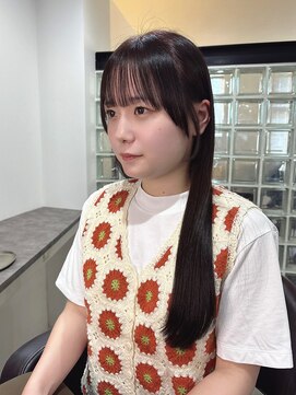 ヴィヴカウンター(VIVE counter) チョコレートブラウンとパツっとシースルーバング