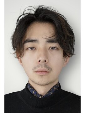 ゼンコー アオヤマ(ZENKO Aoyama) アップバング×ルーズパーマ【表参道/青山/メンズ/パーマ】