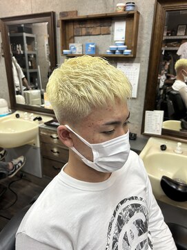 アールズ ヘア(R's hair) MEN’S HAIR/ブルーブラック/フェザーパーマ/ 印西　印西市
