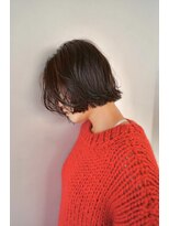 オルセン(OLSEN) 前髪なしボブ/ ゆるパーマ/ブラウン/ボブパーマ/くせ毛風パーマ