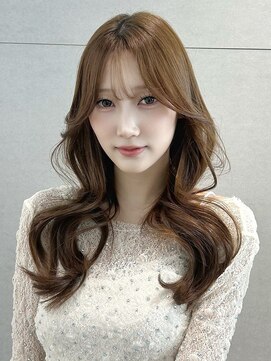 トリッカ シブヤ(TRICCA SHIBUYA) 大きめウェーブ/レイヤーカット/ワンホンヘア/ミルキーベージュ