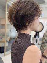 アイドットプラス 表参道(i.+omotesando)&nbsp;【i.】前髪あり簡単スタイリング耳かけ王道マッシュショートボブ