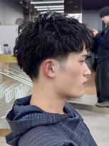 フィフス 栄(fifth)&nbsp;名古屋栄スパイキーショートテーパーフェードピンパーマツイスト