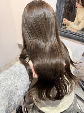 ノエル 池袋店(noel) manami×ミルクティーベージュ　ブリーチなしダブルカラー