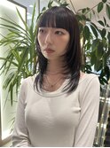 □レイヤーカット／ミディアム