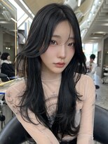 ロンドイディールバンダイ 新潟万代(Lond ideal)&nbsp;ハッシュカット×グレーブラック