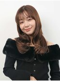 金沢美容室/niw/金沢駅/こて巻き風デジタルパーマ/韓国巻き