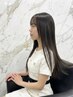 【広がり・うねり抑制】カット+微還元(髪質改善)