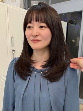 メイキー 本厚木(MA-IKI) 顔周りレイヤーカット髪質改善/メイキー本厚木