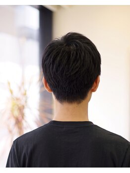 シースタイル(C style)の写真/【マンツーマン】ベテランの似合わせメンズカットで清潔感UP！ON/OFF決まる再現性抜群スタイル★
