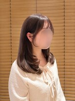 オーガニックエコ 川越(organic+eco)&nbsp;大人可愛いブリーチで作るマロンベージュ×レイヤーカット