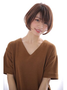 エフ ヘアーアンドリラクゼーション(F. hair & relaxation) 【F.】小顔ショートボブスタイル