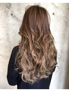 ガルボ ヘアー(garbo hair) garbo大人気!LAグラデーションcolor×波ウェーブMIX巻き