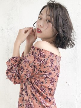 ルティア(Lutia) グレージュ ふわミディ 大人かわいい