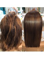 アルル 銀座(alulu)&nbsp;【before→after】　スイートブラウン