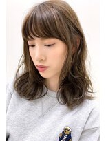 バジル(BASIL)&nbsp;BASIL☆カジュアルパーマ×シルバーグレージュ