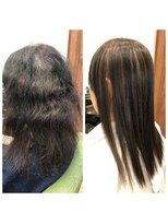 ヘアーグラン(Hair Gran.)&nbsp;縮毛矯正施術例