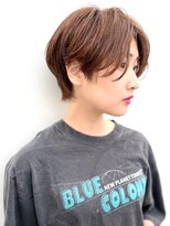 ドロップ(drop) マロンベージュ、ハンサムショート〈表参道/青山/drop〉