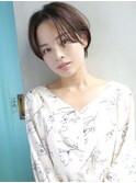 天神【BIRTH】　センターパート前髪なしショートボブ　6