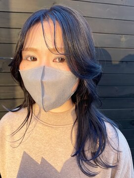 ヘアラウンジ アングゥ(hair lounge ungu) ブルージュロング