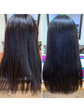 ブローテ ヘアアンドメイク(brote hair&make) 髪質改善+縮毛矯正 【brote山根】