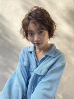 メゾンドイギー(MAISON de IGGY)&nbsp;ベビーバングショートのカールアレンジ#似合わせカット