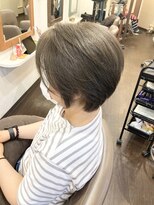 ミュウ(Private hair salon Miu)&nbsp;マッドブラウン【ダブルカラー】ショート
