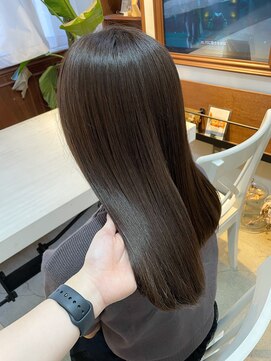 シェノン サントル(CHAINON CENTRE) 前髪/マチルダボブ/ピンクベージュ/インナーグレージュ