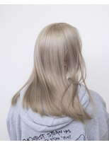 ルプラ ガーデン(le-pla garden)&nbsp;ミルクティー#ダブルカラー＃切りっぱなしボブ＃ケアブリーチ