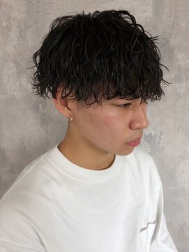 ザ マイル(The mile) コンマヘアメンズカットツイストスパイラルパーマ